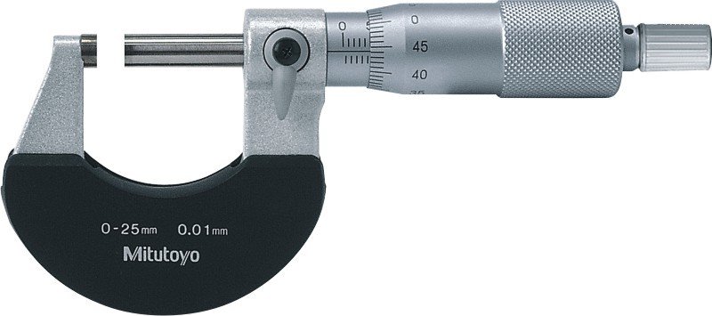 Mitutoyo 102-301/ Sağlam Tip Dış Çap Mikrometreleri / 0-25