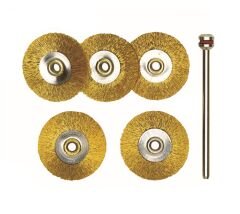 Proxxon 28962 - 5'li Temizleme ve Poliş Fırça Seti 22 Mm