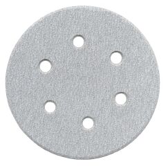ALÜMİNYUM OKSİT CIRTLI 6 DELİKLİ DİSK ZIMPARA 150 mm 240 KUM