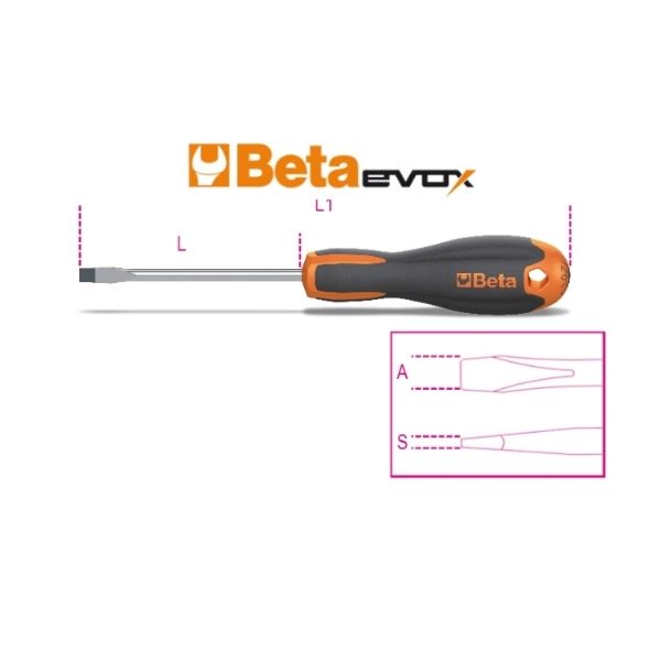 Düz Tornavida 1201E 3X75