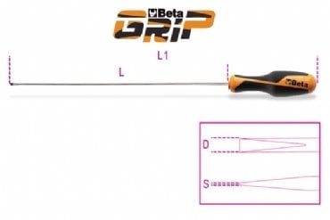 Uzun Düz Tornavida 1264L 4X400