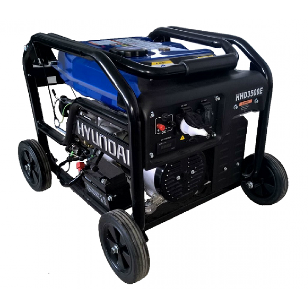 HYUNDAİ HHD3500 Benzinli Jeneratör İpli 3.8 kVA