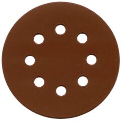 ALÜMİNYUM OKSİT CIRTLI 8 DELİKLİ DİSK ZIMPARA 125 mm 60 KUM
