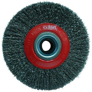 GRİ TELLİ DAİRE FIRÇA 75x16 mm