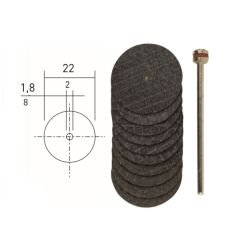 Proxxon 28808 - 22 Mm Kesme Diski 10'lu Set - Dayanıklı ve Çok Amaçlı