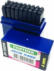 Partner PT21213 - Çelik Harf Seti - 27 Parça 3 Mm