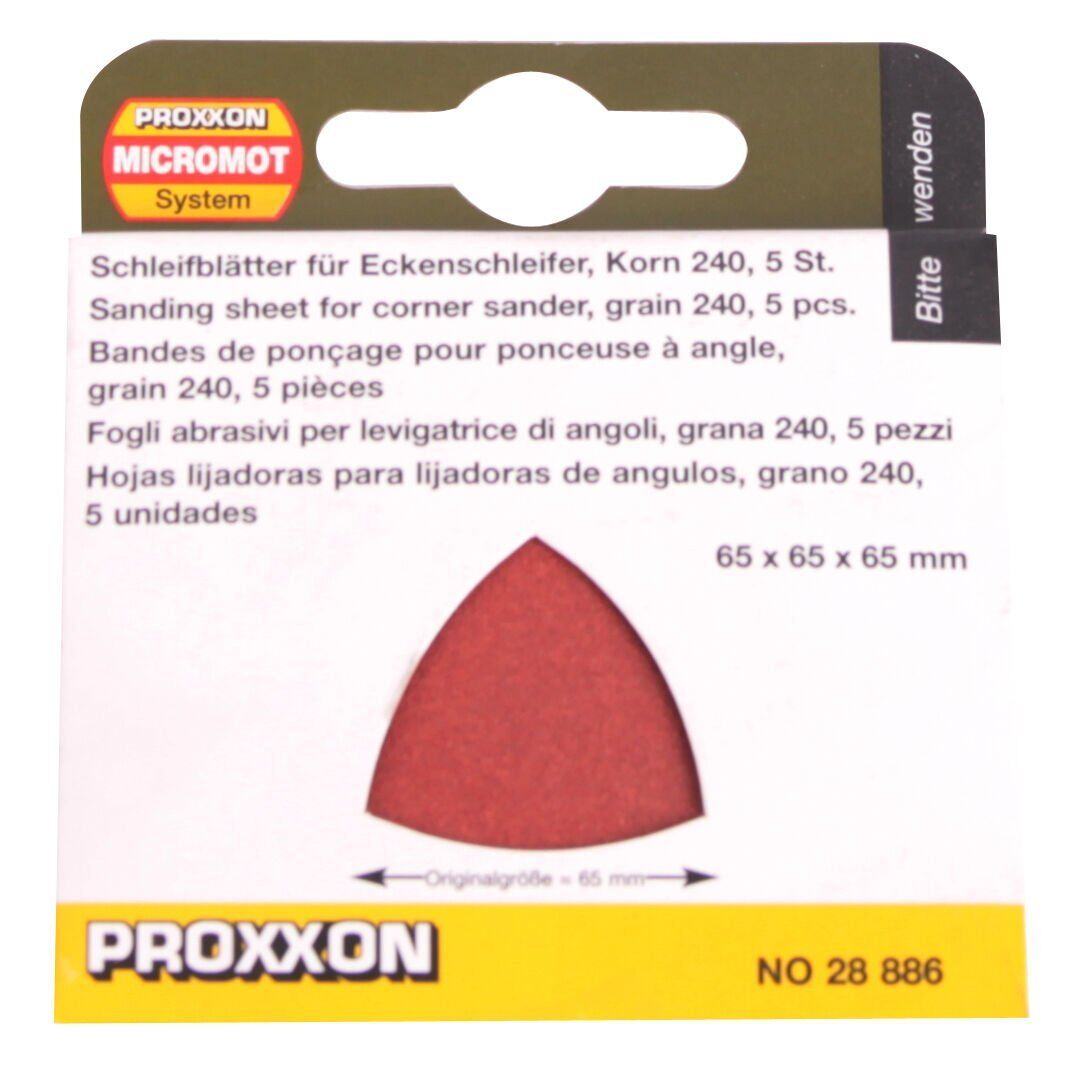 Proxxon 28886 - Delta Zımpara Makinesi için Korundum Zımpara