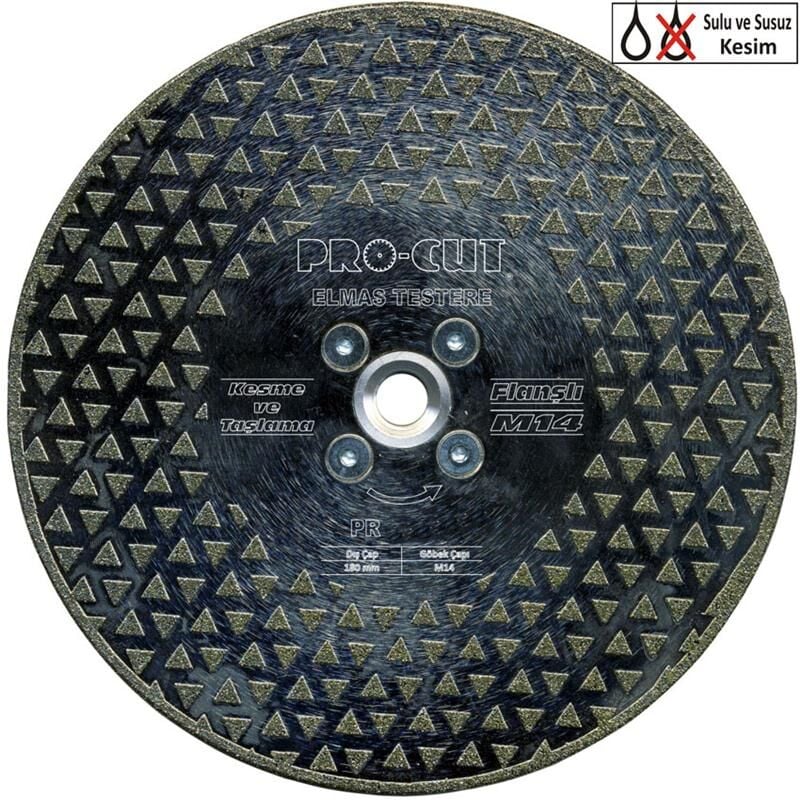 Procut PR50956 - Kesme ve Taşlama Testere Flanşlı 125 M14 Dtf