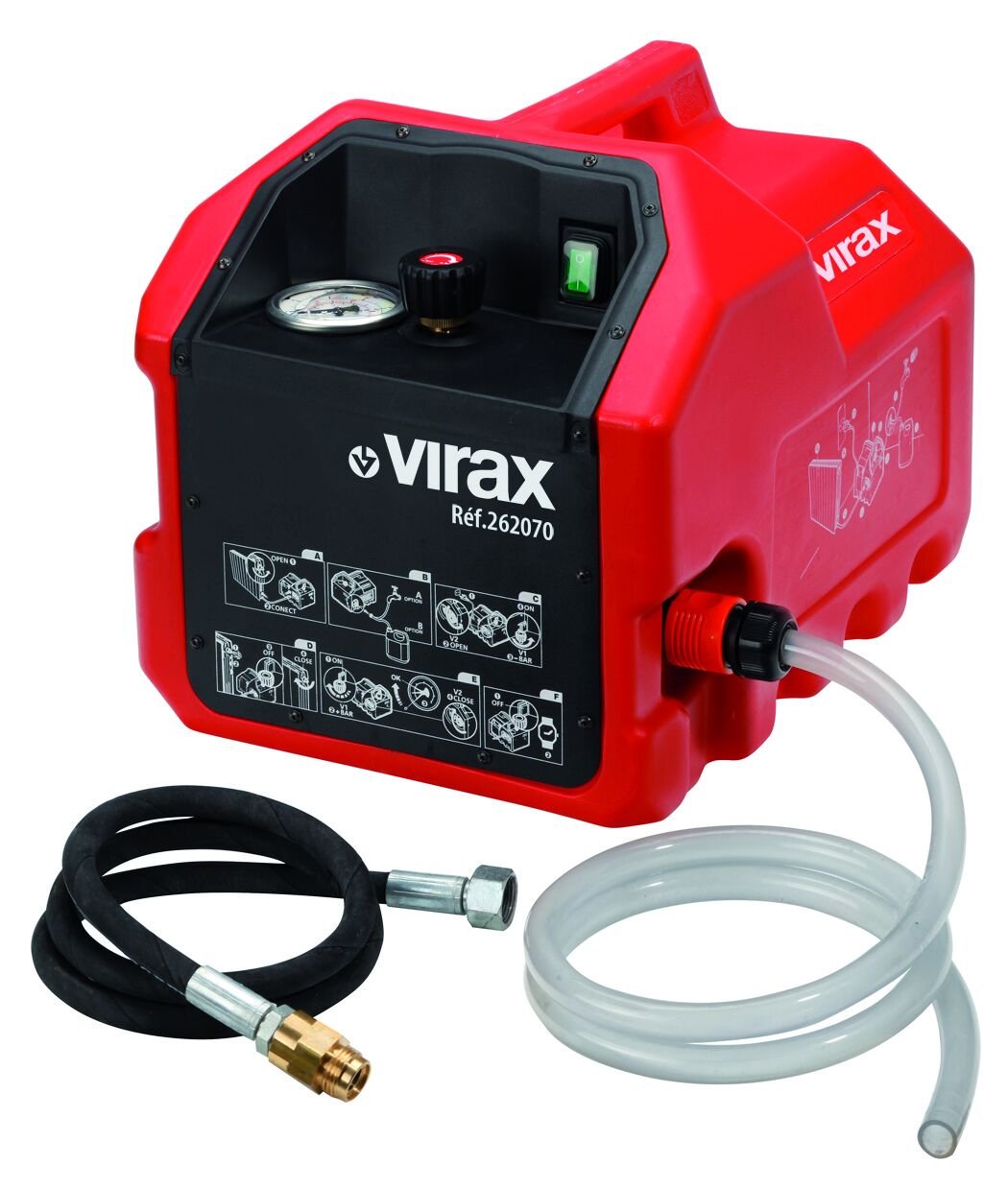 Virax 262070 - Elektrikli Test Pompası 40 Bar - Güçlü ve Dayanıklı