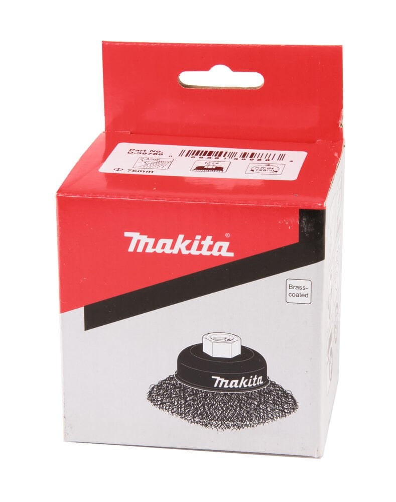 Makita D-39768 - Çanak Fırça - Dalgali Telli (sarı) 75xm14x2 Mm