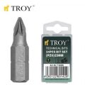 TROY 22209 Bits Uç Seti (PZ0x25mm, 24 Adet)