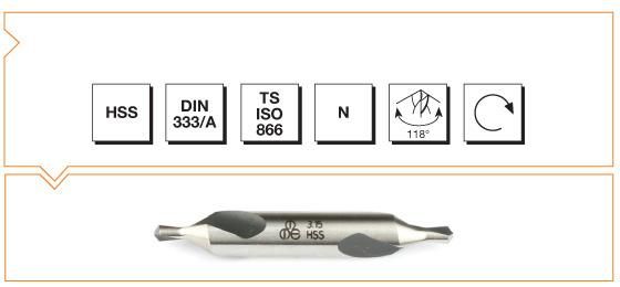 Makina Takım B00010010800 HSS DIN 333/A R Punta Matkabı 8 mm