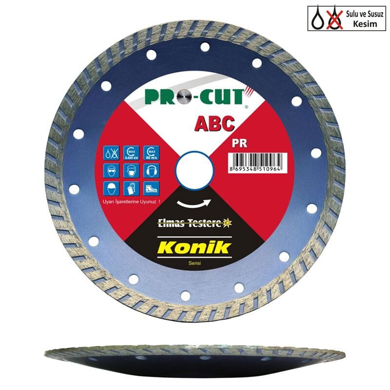 Procut PR51096 - Konik Testere 180 Abc - Güçlü Kesim Performansı