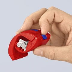Knipex 902210BK - Plastik Boru ve Sızdırmazlık Manşon Kesici
