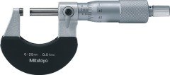 Mitutoyo 102-301/ Sağlam Tip Dış Çap Mikrometreleri / 0-25