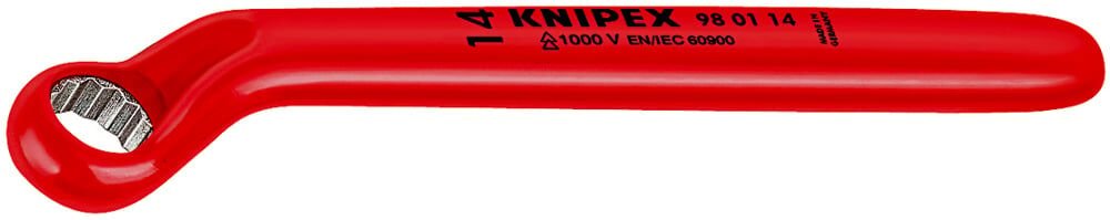 Knipex 98 01 22 - Yıldız Tek Ağız Anahtar 22.0 Mm - Dayanıklı ve Ergonomik