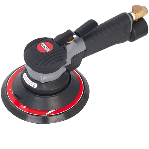 SUNTECH SM-66-6132A Eksantrik Dairesel Zımpara (150mm, 5mm Salınım, Toz Emişli, Kompozit Gövde)