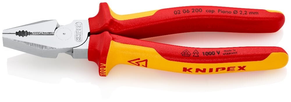 Knipex 02 06 200 - Ağir Ti̇p Kombi̇ne Pense 200 Mm