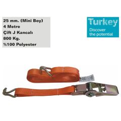 Vivastar VS20215 - Cırcırlı Bağlama Halatı 25mmx4mt - Dayanıklı ve Kullanışlı