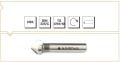 Makina Takım B00313120830 3 Ağızlı Silindirik Saplı Havşa Freze 8.3 mm - 90º