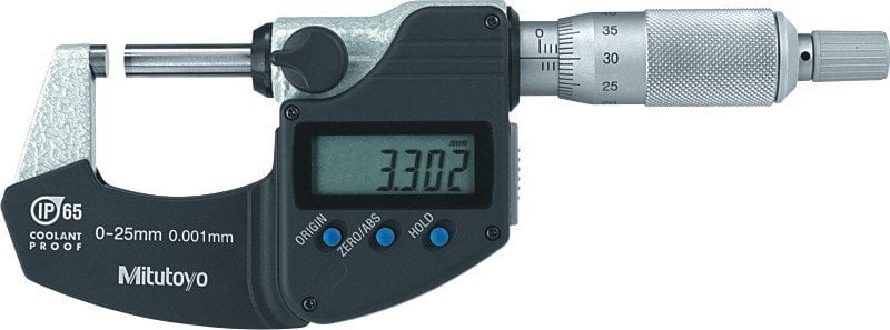 Mitutoyo 293-230-30/ “DIGIMATIC” Mikrometre, Bilgi Çıkışlı / 0-25