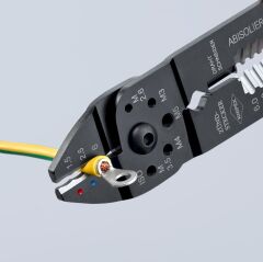 Knipex 97 21 215 - Papuç Sikma ve Kablo Siyirma Pensi̇ 215 Mm