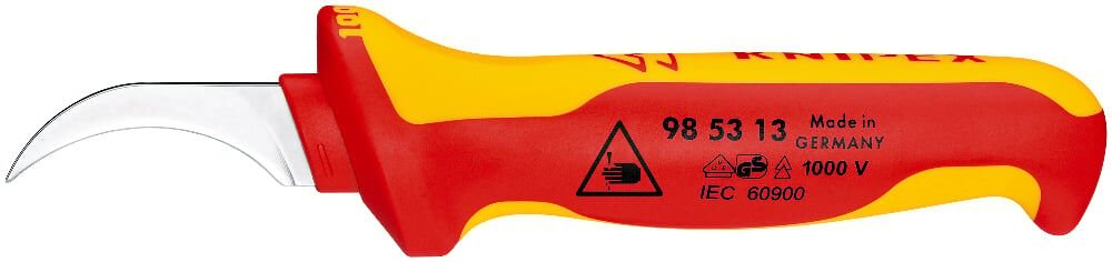 Knipex 98 53 13 - Vde Kablo Soyma Bıçağı 180 Mm - Ergonomik Tasarım
