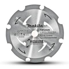 FİBERCEMENT KESİM DAİRE TESTERE 185x4 DİŞ