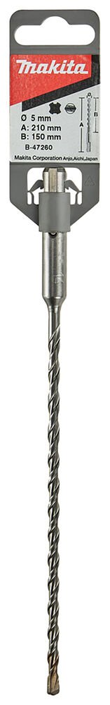 Makita B-47260 - V Plus Seri̇si̇ Sds Plus 2 Elmasli Uç 5x210 Mm