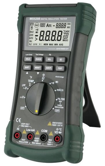 MASTECH MS5208 DIJITAL IZOLASYON MULTIMETRESI