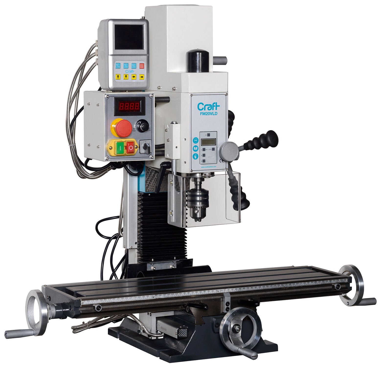 Ozco FM20VLD Masa Üstü Freze Tezgâhı