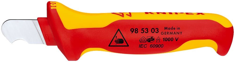 Knipex 98 53 03 - Vde Kablo Sıyırma Bıçağı 155 Mm ile Ergonomik Çalışma