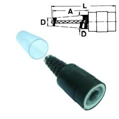 AKÜ BAŞI TEMİZLEME FIRÇASI (PLASTİK GÖVDELİ)