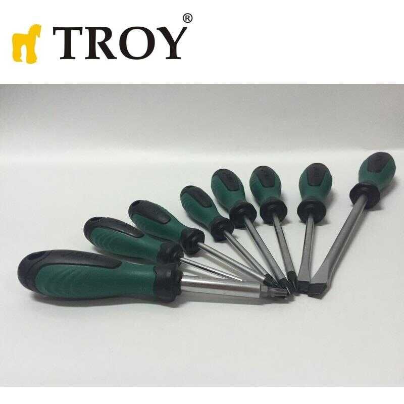 TROY 22332 Tornavida Bits Uç Seti, 32 Parça