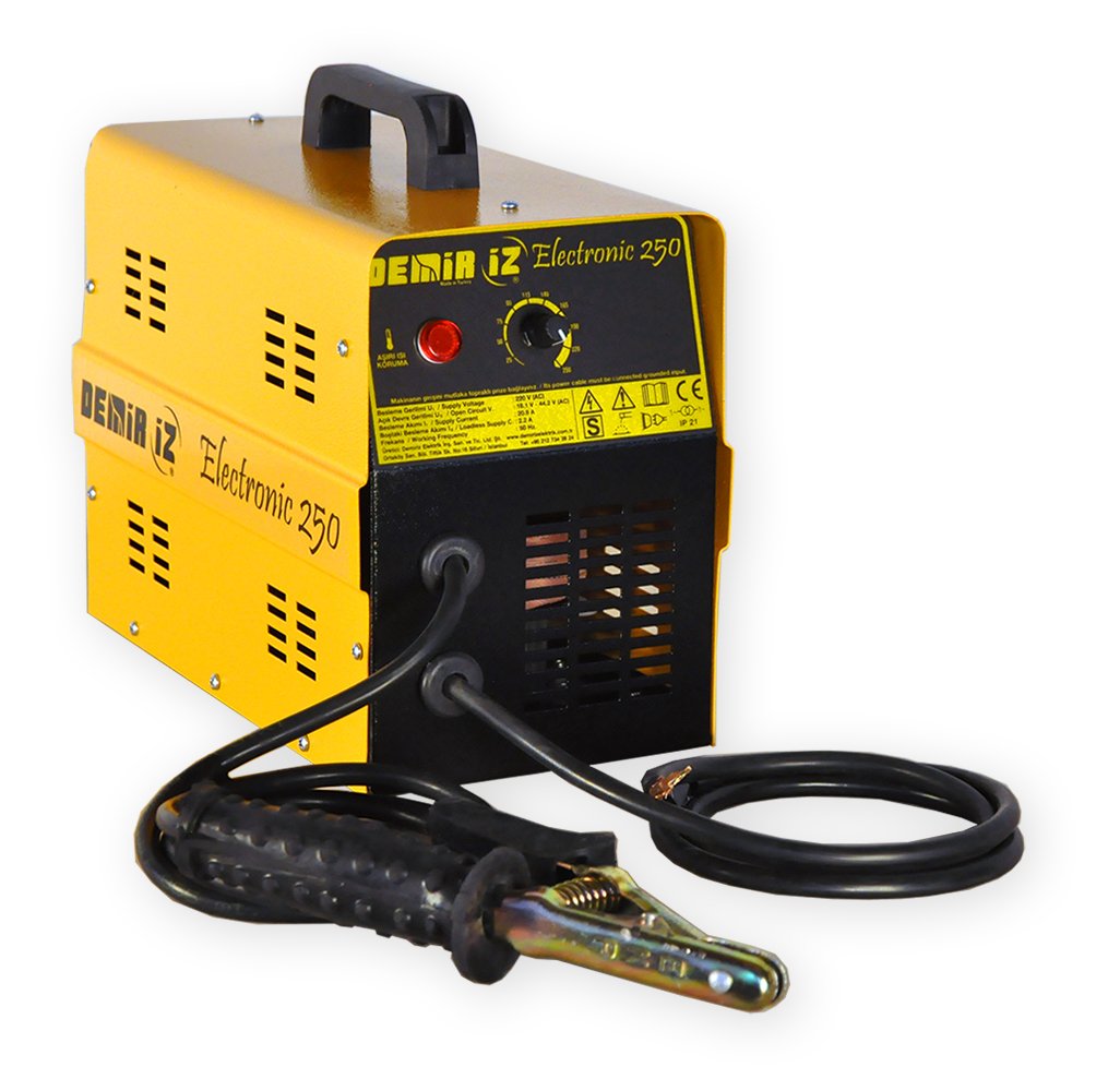 DEMİRİZ ELEKTRONİK-250 MONOFAZE HASSAS AYARLI AC ÖRTÜLÜ ELEKTROD KAYNAK MAKİNASI