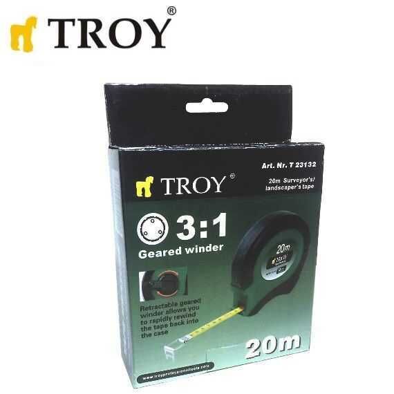 TROY 23132 Arazi Tipi Şerit Metre (20m x 13mm)