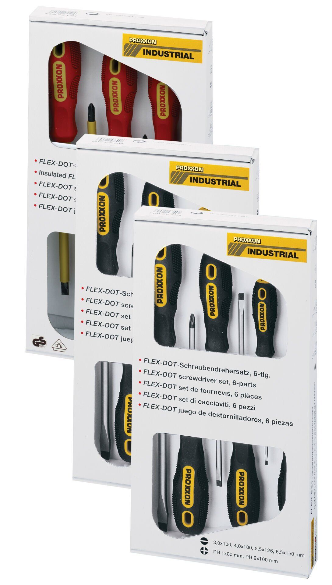 Proxxon Endüstriyel 22630 - 6 Parçalı Tornavida Seti