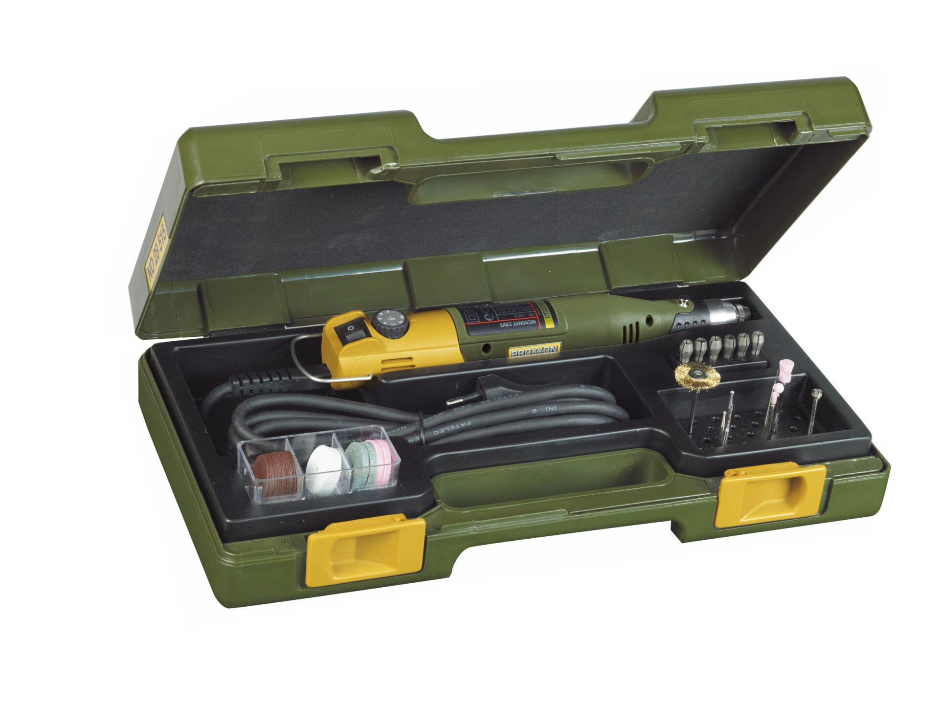 Proxxon MICROMOT 230/E matkap/freze – 34 parçalı set
