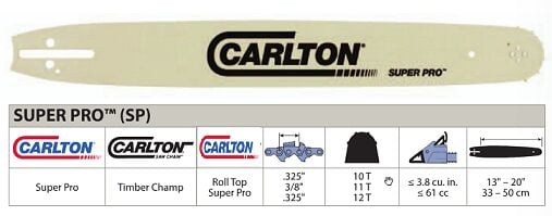 CARLTON Super Pro .325-39 Diş Pala