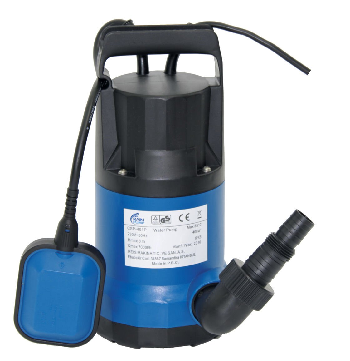 Rainpump CSP 401P - Plastik Gövdelı Temiz Su Drenaj Pompası