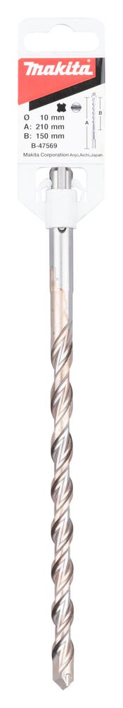 Makita B-47569 - V Plus Seri̇si̇ Sds Plus 2 Elmasli Uç 10x210 Mm