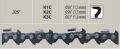 CARLTON K1C-100R .325 Yuvarlak Zincir