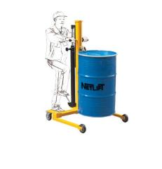 NETLİFT NL-DHE 18 Hidrolik varil taşıma aracı Kaldırma kapasitesi 300kg