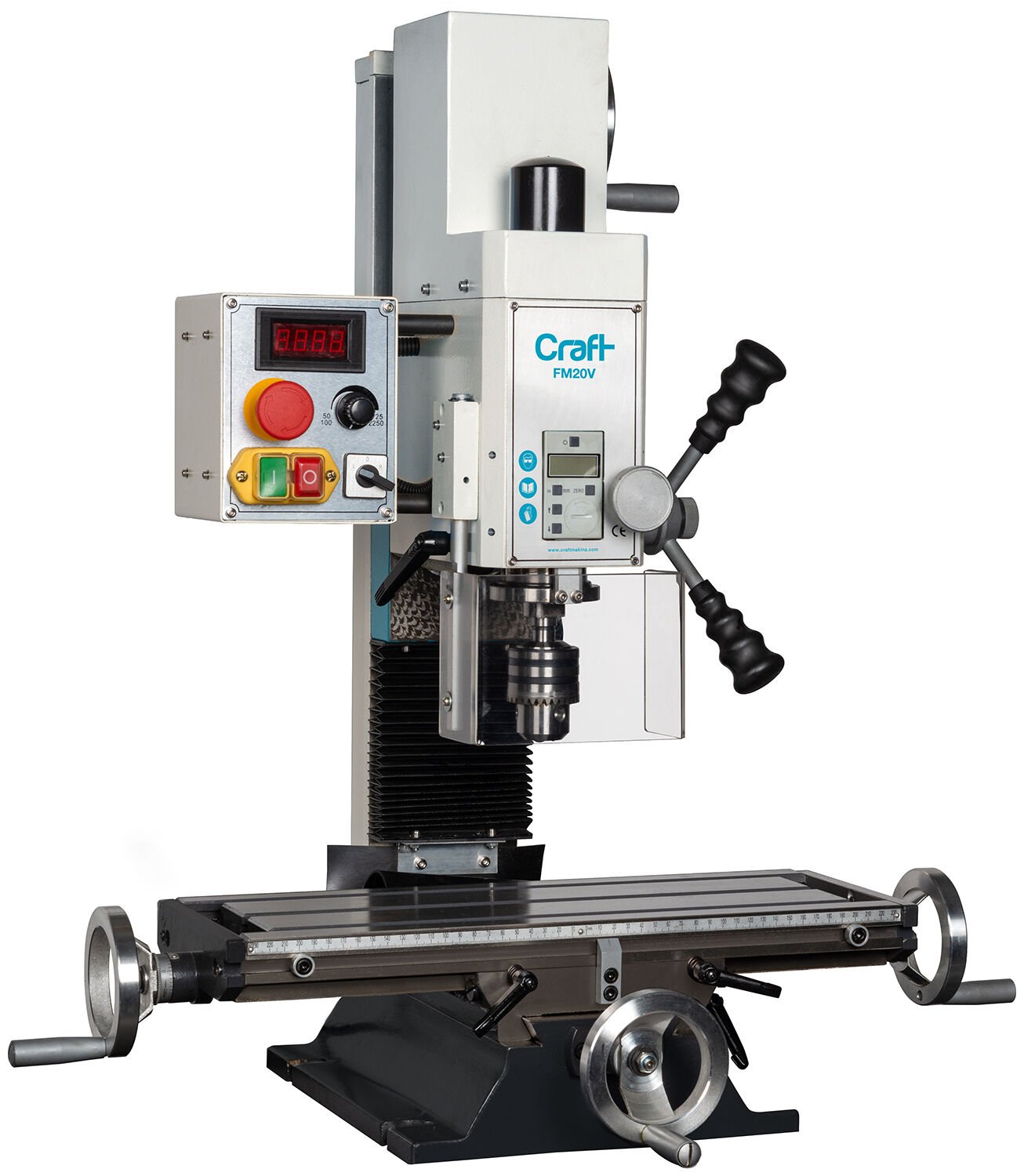 Ozco FM20V Masa Üstü Freze Tezgâhı