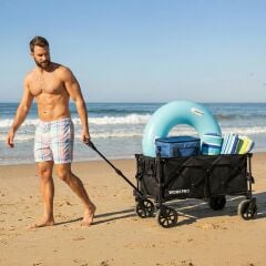 WORKPRO WP285015 80Kg 4 Tekerli Katlanabilir Ağır Hizmet Taşıma Arabası