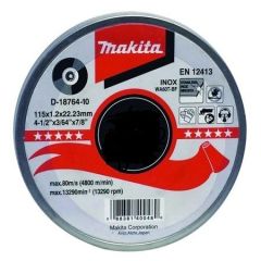 İNOX KESME TAŞI-DÜZ 115x1.2 mm