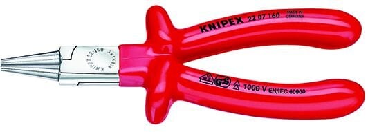 Knipex 2207160 - Yuvarlak Uçlu Kargaburun 160 Mm
