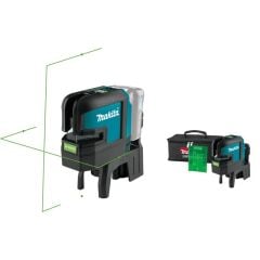 Makita SK106GDZ - 4 Nokta Kırmızı Çapraz Çizgi Lazer (akülü) - Sk106gdz