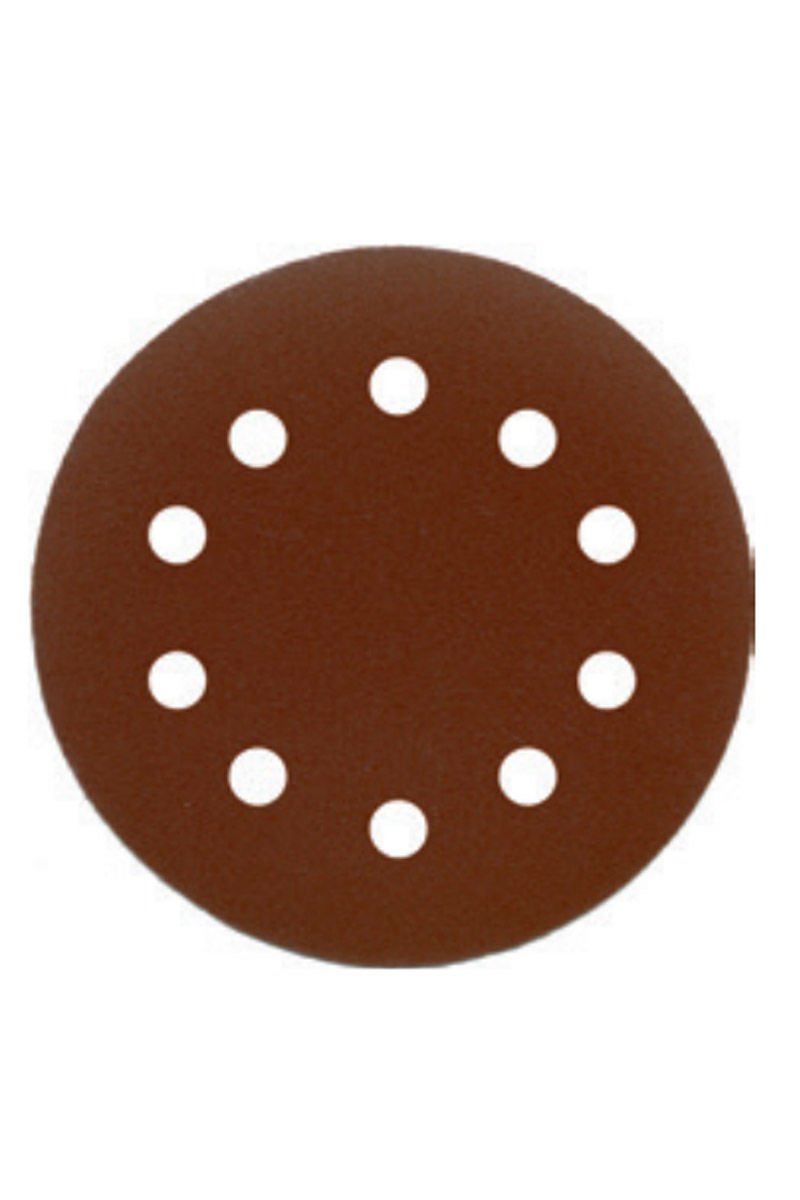 ALÜMİNYUM OKSİT CIRTLI 10 DELİKLİ DİSK ZIMPARA 225 mm 60 KUM