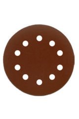 ALÜMİNYUM OKSİT CIRTLI 10 DELİKLİ DİSK ZIMPARA 225 mm 60 KUM